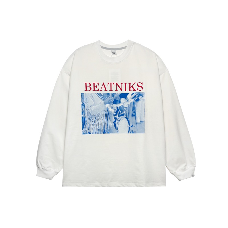 Beatnik long sleeve T-shirt - Ivory
