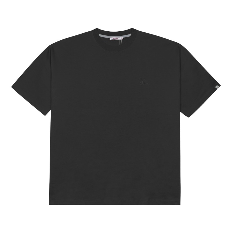 [CHILI CHICO] Basic short sleeve t-shirt - Black