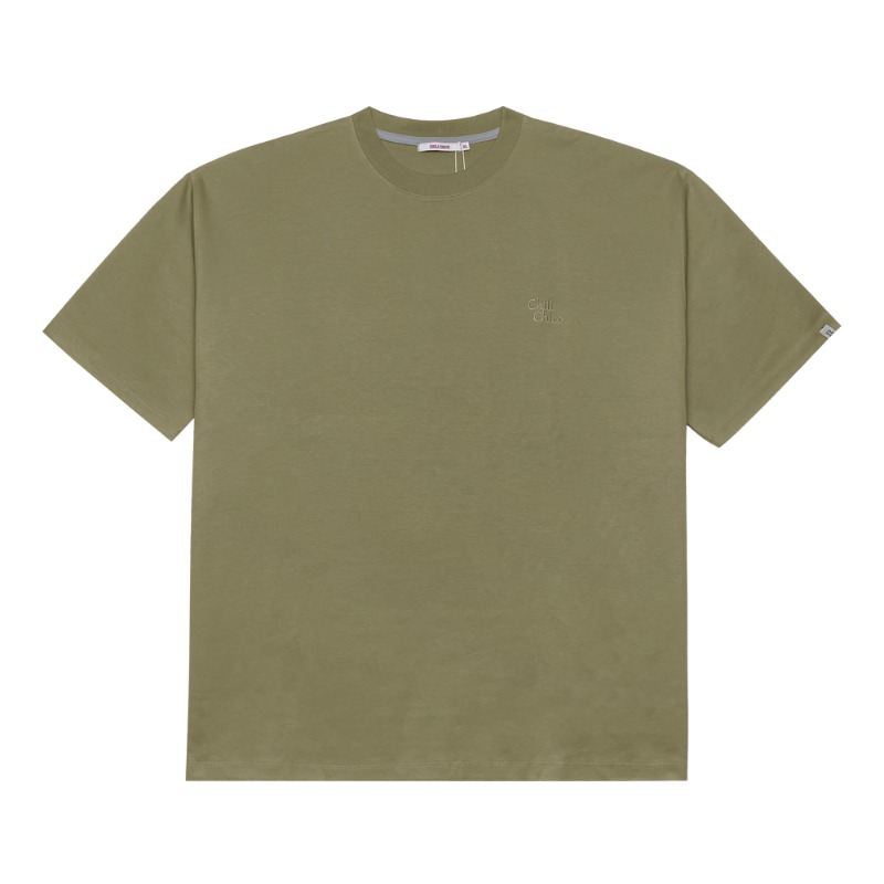 [CHILI CHICO] Basic short sleeve t-shirt - Olive