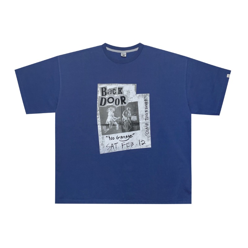 Back Door band T-shirt - Dyed navy