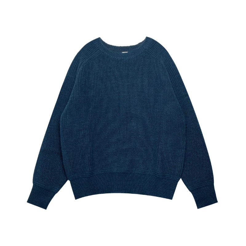Motive round knit - Blue