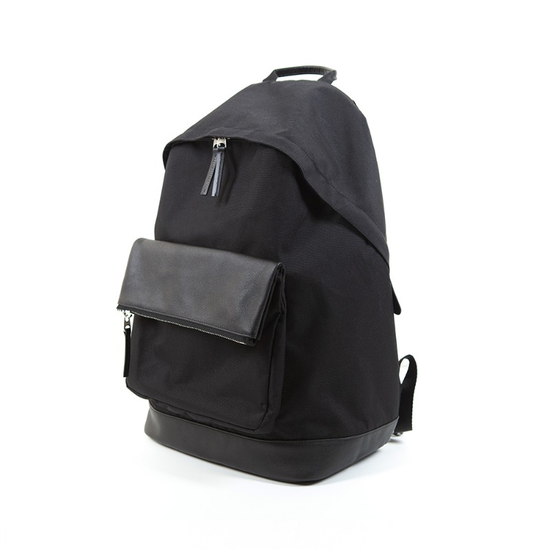 Leather cap backpack