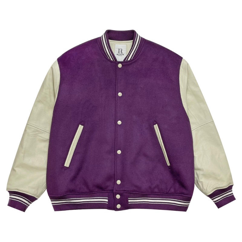 Night Boltz Varsity jacket (Basic ver.) - Purple