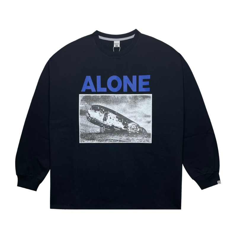 Alone long sleeve T-shirt - Black
