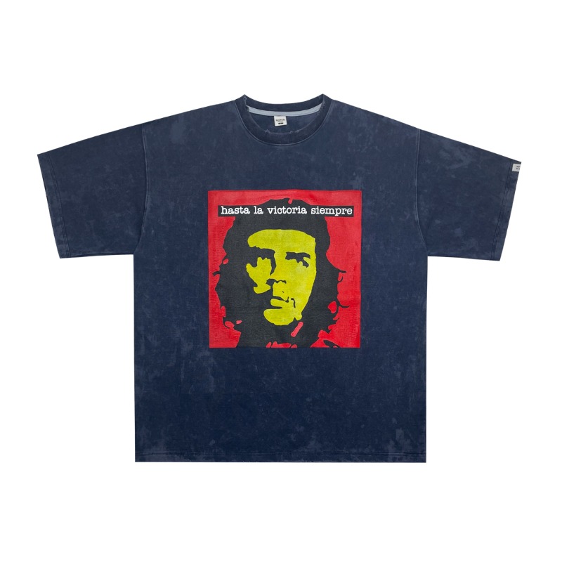 Che Guevara marbling T-shirt - Marbling navy