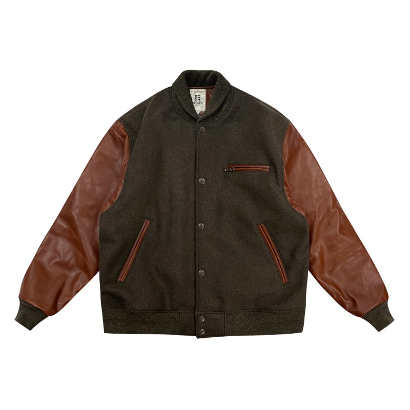 Authentic Varsity jacket - Khaki