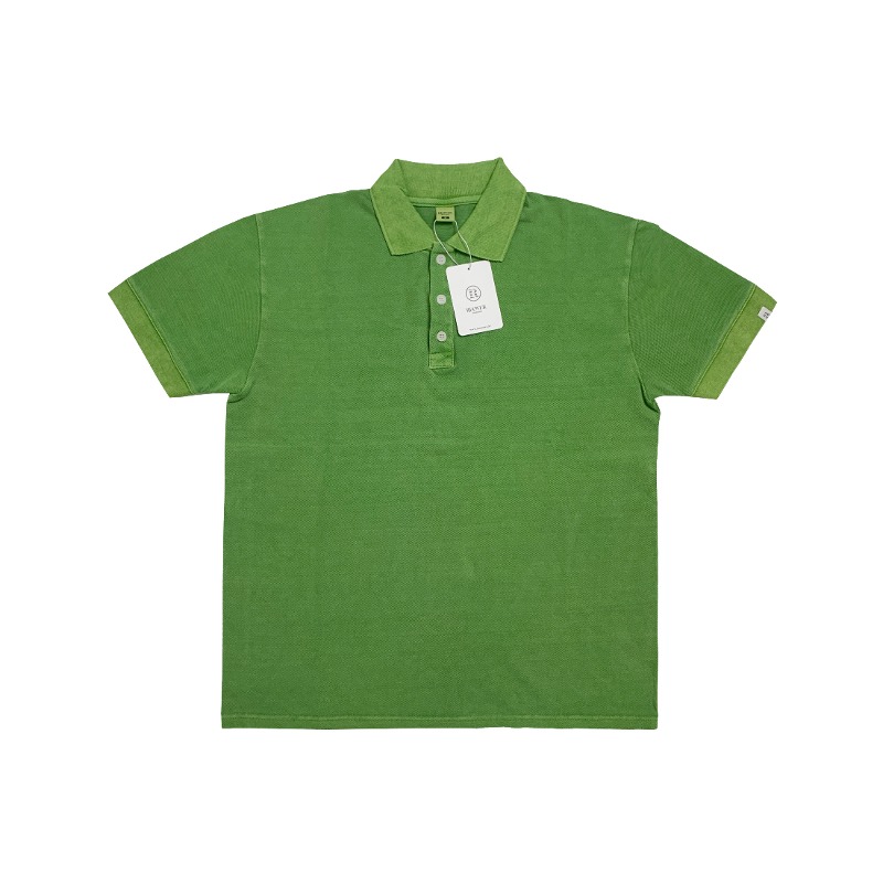 Pk Dyeing Collar T-shirt - Green